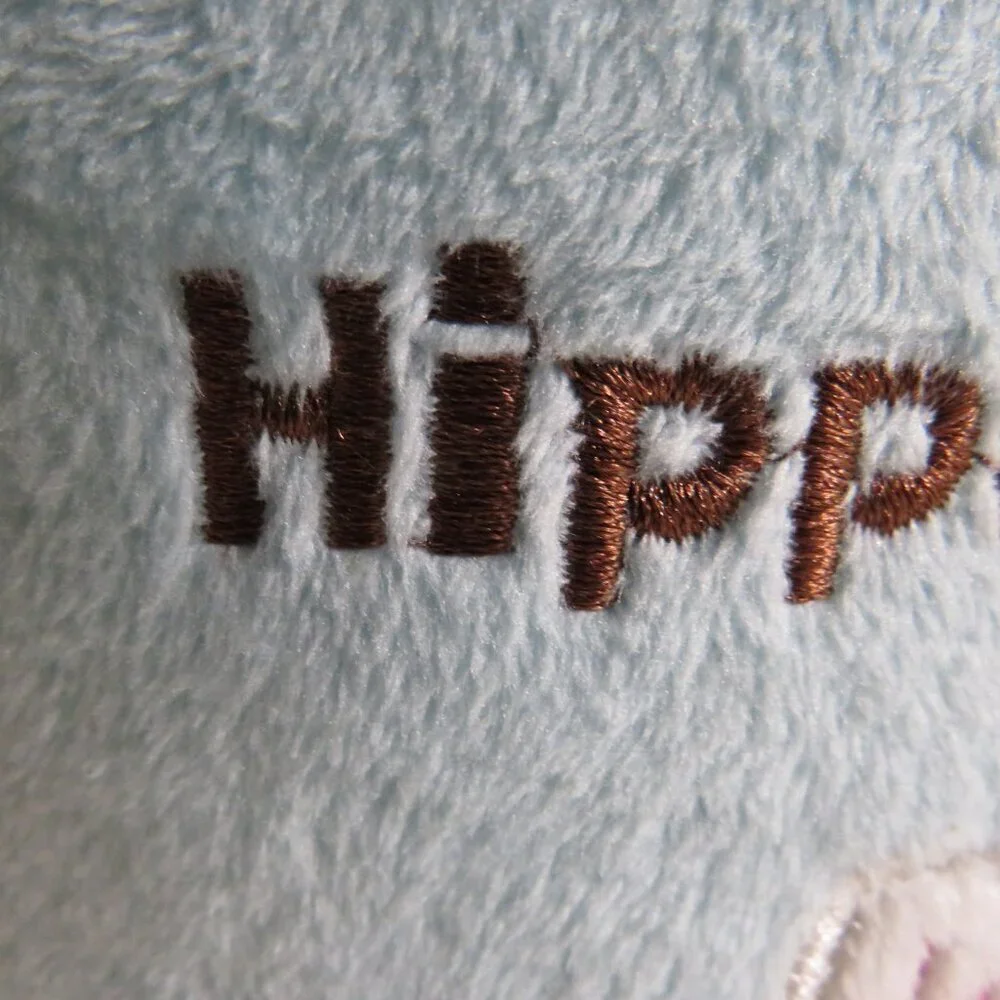 hippity hoppity fabric covered Easter basket baby blue